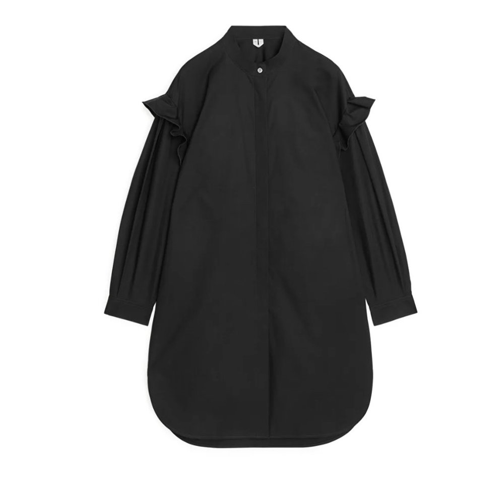 Arket Frill Shirt Dress